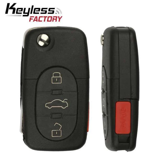 1997-2005 Audi / 4-Button Flip Key / PN: 4D0837231E / MYT8Z0837231 / 315 MHz (AFTERMARKET)- Auto Lock Supplier -key_supplier_in_canada locksmith_supplier_in_canada #