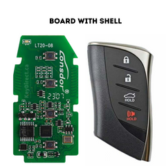 Lonsdor – LT20-08 – Toyota & Lexus 4-Button Smart Key PCB – 8A+4D – Adjustable Frequency ( SHELL + BOARD ) (Copy) (Copy)