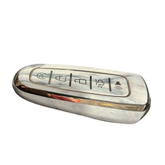 Nano High Quality Marble Cover For Ford Remote Key 5 Buttons White Color Ford-J12J- Auto Lock Supplier -key_supplier_in_canada locksmith_supplier_in_canada #