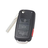 2012-2018 Volkswagen / 4-Button Flip Key / PN: 5KO837202BJ / NBGFS93N / MQB (RFK-VW-93QB)- Auto Lock Supplier -key_supplier_in_canada locksmith_supplier_in_canada #