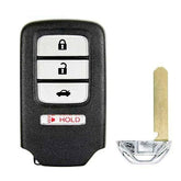 2013-2015 Honda Accord Civic / 4-Button Smart Key / PN: 72147-T2A-A01 / ACJ932HK1210A (RSK-HON-AC12-4)- Auto Lock Supplier -key_supplier_in_canada locksmith_supplier_in_canada #