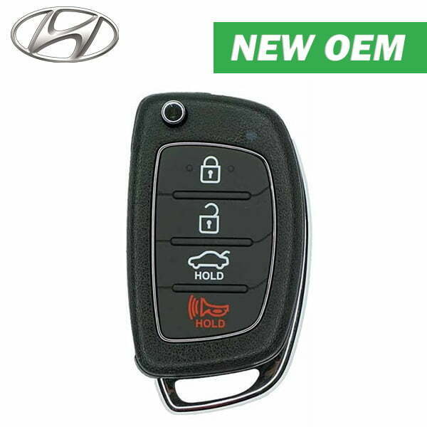 2016-2018 Hyundai Elantra / 4-Button Flip Key / PN: 95430-F2001, 95430-F2000 / OKA-NO38 (OEM)- Auto Lock Supplier -key_supplier_in_canada locksmith_supplier_in_canada #