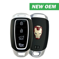 2018-2020 Hyundai Kona / 4-Button Smart Key / FCC ID: TQ8-FOB-4F18 / PN: 95440-J9010 / Iron Man Logo (OEM)- Auto Lock Supplier -key_supplier_in_canada locksmith_supplier_in_canada #