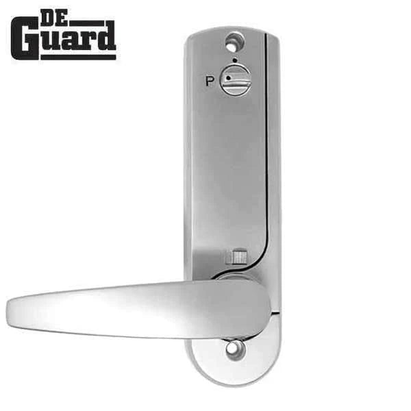 Premium Mechanical Keypad Keyless Lever Set - EZ Code Change - Satin Chrome- Auto Lock Supplier -key_supplier_in_canada locksmith_supplier_in_canada #