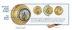 GCD9571-26D-B-SLUL : Weiser Key Control SmartKey Single Cylinder Deadbolt- Auto Lock Supplier -key_supplier_in_canada locksmith_supplier_in_canada #