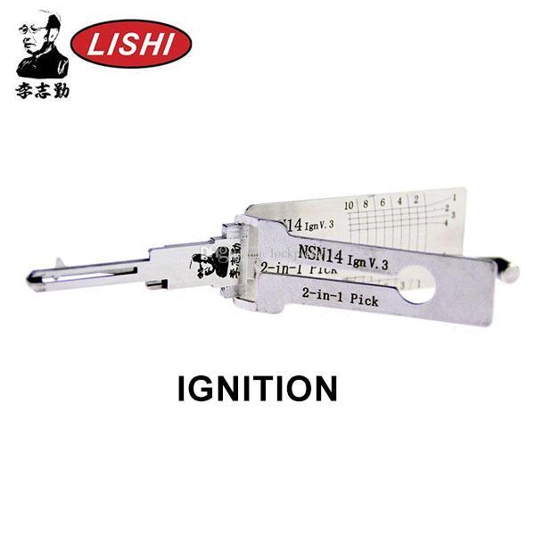 ORIGINAL LISHI - NSN14 Nissan Infiniti / 10-Cut / 2-in-1 Pick & Decoder / IGN / AG