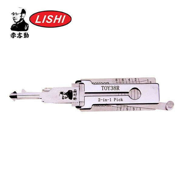 Original Lishi – TOY38R Toyota / DH4R Toyota / 8-Cut / 2-in-1 Pick & Decoder