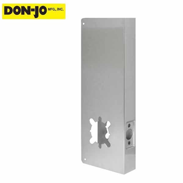 Don-Jo - Wrap Plate #14-2 - 2-3/4" - 1-3/4" Doors - Silver- Auto Lock Supplier -key_supplier_in_canada locksmith_supplier_in_canada #