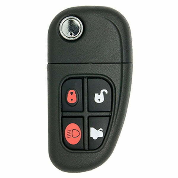 2001-2008 Jaguar / 4-Button Flip-Key / FCC ID: NHVWB1U241 (Aftermarket)- Auto Lock Supplier -key_supplier_in_canada locksmith_supplier_in_canada #