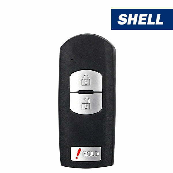 2014-2019 Mazda / 3-Button Smart Key SHELL for WAZSKE13D01, WAZX1T768SKE11A03 (Aftermarket)- Auto Lock Supplier -key_supplier_in_canada locksmith_supplier_in_canada #