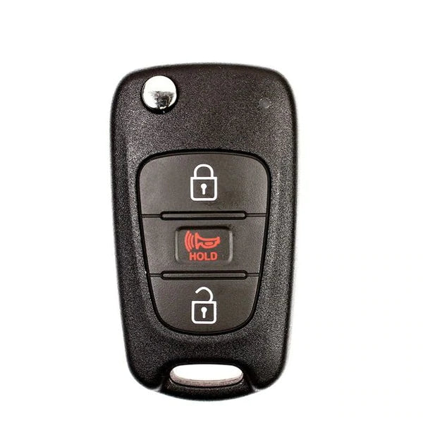 2012-2013 Kia Rio / 3-Button Flip Key KK10 HS / PN: 95430-1W020 / TQ8-RKE-3F02 (OEM Refurb)- Auto Lock Supplier -key_supplier_in_canada locksmith_supplier_in_canada #