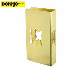 Don-Jo - Wrap Plate #4-2 HD - 2-3/4" - 1-3/4" Doors - Gold- Auto Lock Supplier -key_supplier_in_canada locksmith_supplier_in_canada #