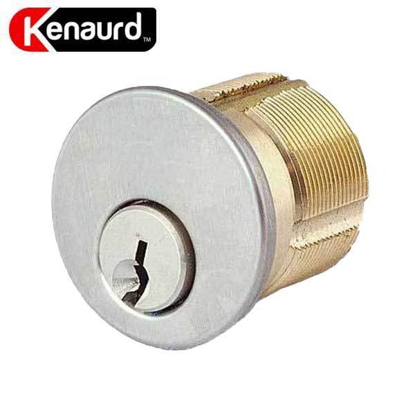 Premium Mortise Cylinder - 1-1/8" - 26D - Satin Chrome/Polished Brass - (SC1 / KW1)- Auto Lock Supplier -key_supplier_in_canada locksmith_supplier_in_canada #