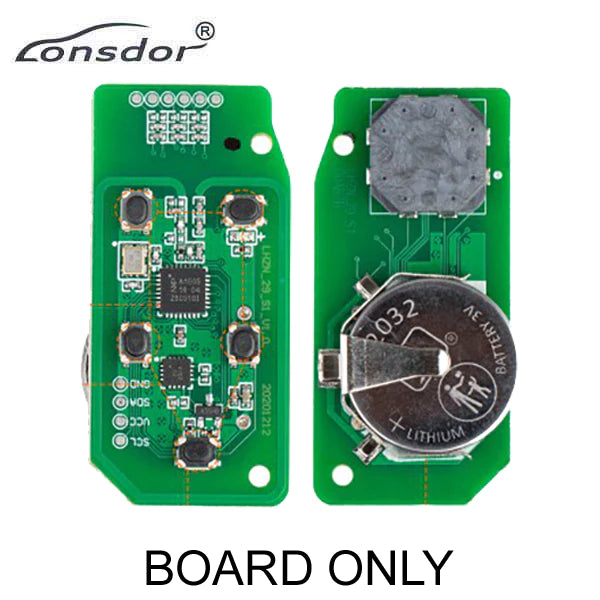 2015-2018 Jaguar Land Rover Range Rover / 5-Button Smart Key PCB Board / OBD Key for Lonsdor K518USA- Auto Lock Supplier -key_supplier_in_canada locksmith_supplier_in_canada #