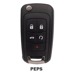 2010-2019 Chevrolet / GMC 5-Button Flip Key / PEPS / PN: 13504199 / OHT01060512 (Aftermarket)- Auto Lock Supplier -key_supplier_in_canada locksmith_supplier_in_canada #