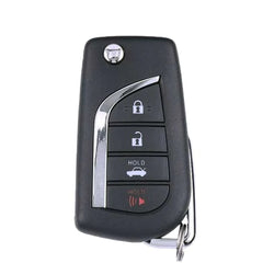 2018 - 2021 Toyota Camry / Corolla 4-Button Flip Key / PN: 89070-06790 / HYQ12BFB / H Chip (AFTERMARKET)- Auto Lock Supplier -key_supplier_in_canada locksmith_supplier_in_canada #