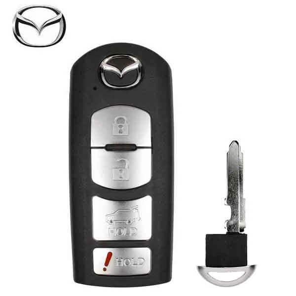2016-2020 Mazda CX-5 CX-9 / 4-Button Smart Key w/ Hatch / PN: TKY2-67-5DY / WAZSKE13D02 (Refurbished)- Auto Lock Supplier -key_supplier_in_canada locksmith_supplier_in_canada #