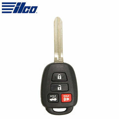 2013-2019 Toyota / 4-Button Remote Head Key (H Chip) / FCC ID: HYQ12BDM, HYQ12BEL (RHK-TOY-4BH)- Auto Lock Supplier -key_supplier_in_canada locksmith_supplier_in_canada #